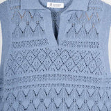 Vestito Estivo in Maglia Donna Cotone Abito Crochet Daniela  - Rifò Lab Moda circolare made in Italy