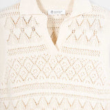 Vestito Estivo in Maglia Donna Cotone Abito Crochet Daniela  - Rifò Lab Moda circolare made in Italy