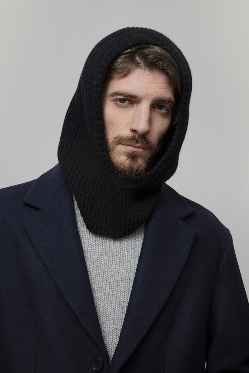 Balaclava Unisex Cashmere Rigenerato Marika Nero