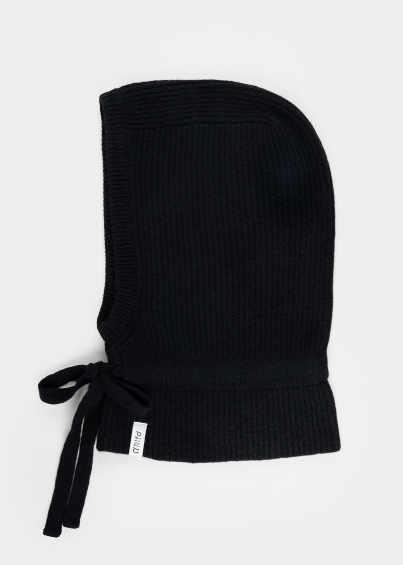Balaclava Donna Cashmere con Lacci Magda - Rifò Lab Moda circolare made in Italy