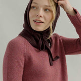 Balaclava Donna Cashmere con Lacci Magda - Rifò Lab Moda circolare made in Italy