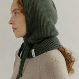 Balaclava Donna Uomo Cashmere con Lacci Magda - Rifò Lab Moda circolare made in Italy