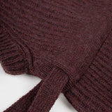 Balaclava Donna Cashmere con Lacci Magda - Rifò Lab Moda circolare made in Italy