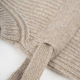 Balaclava Donna Cashmere con Lacci Magda - Rifò Lab Moda circolare made in Italy