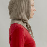 Balaclava Donna Cashmere con Lacci Magda - Rifò Lab Moda circolare made in Italy