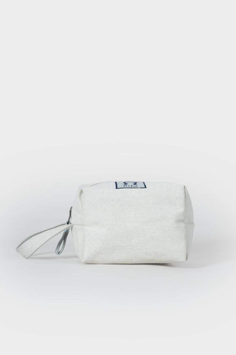 Pochette Jeans Jacky borsello beauty denim rigenerato Ecrù - Rifò