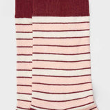 Calzini Cotone Donna e Uomo Righe Beige Nello - Rifò Lab Moda circolare made in Italy