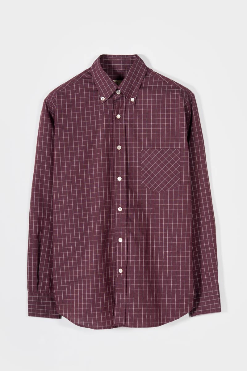 Camicia a Quadri Donna Cotone Inghirami Stefania - Rifò Lab Moda circolare made in Italy 