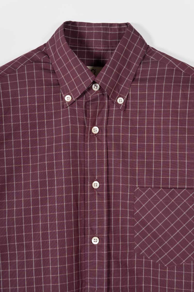 Camicia a Quadri Donna Cotone Inghirami Stefania - Rifò Lab Moda circolare made in Italy 