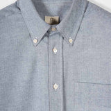 Camicia Uomo Elegante Azzurra Cotone Oxford Manlio - Archivio Inghirami x Rifò moda circolare made in Italy 