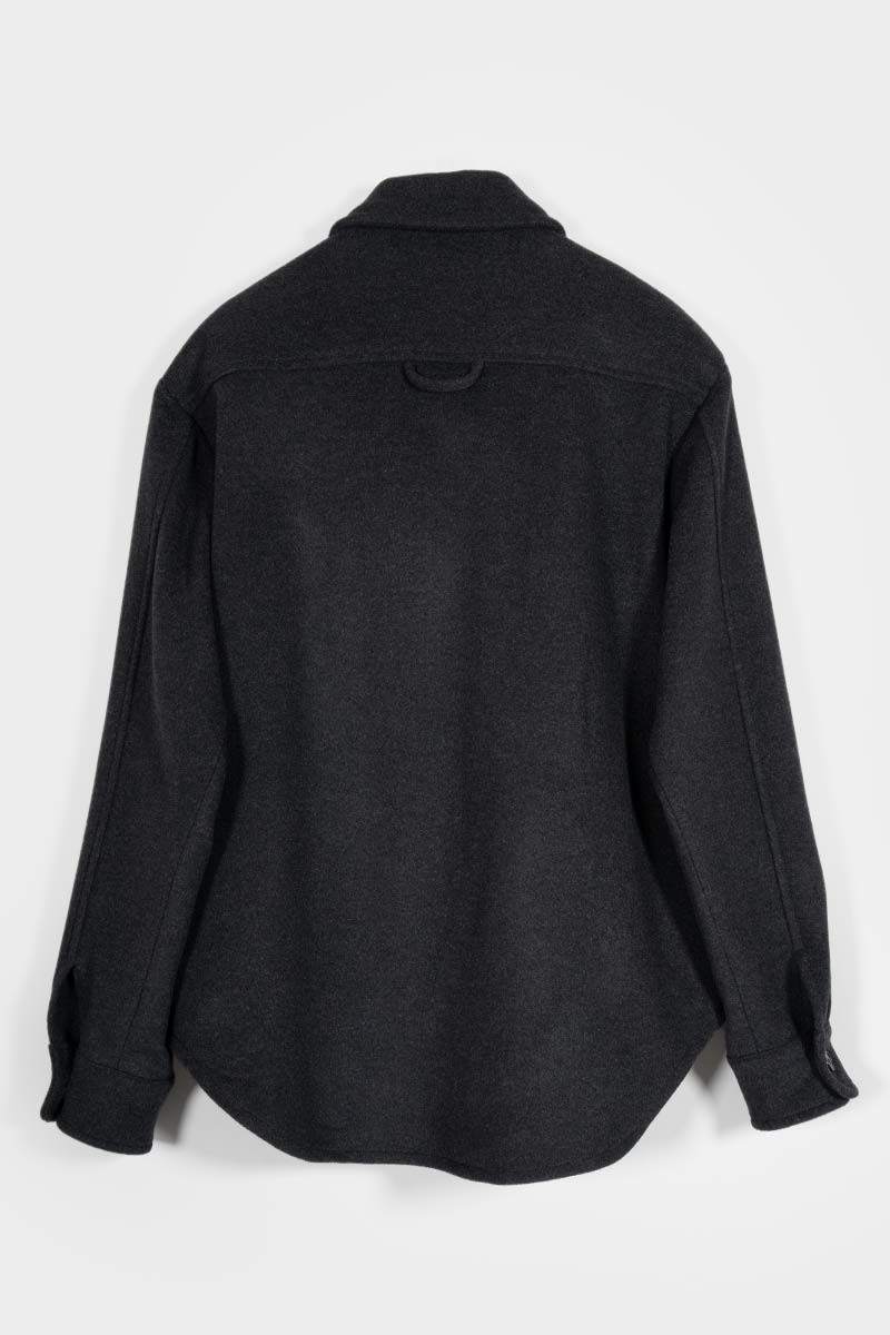 Overshirt Giacca Lana Donna e Uomo Unisex Lana Rigenerata - Rifò Lab Moda circolare made in Italy 