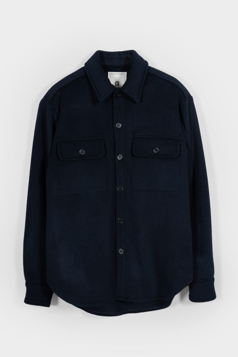 Overshirt Giacca Lana Donna e Uomo Unisex Lana Rigenerata - Rifò Lab Moda circolare made in Italy 
