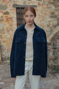 Giacca Camicia Velluto a Coste Cotone Robin - Rifò Lab Moda circolare made in Italy