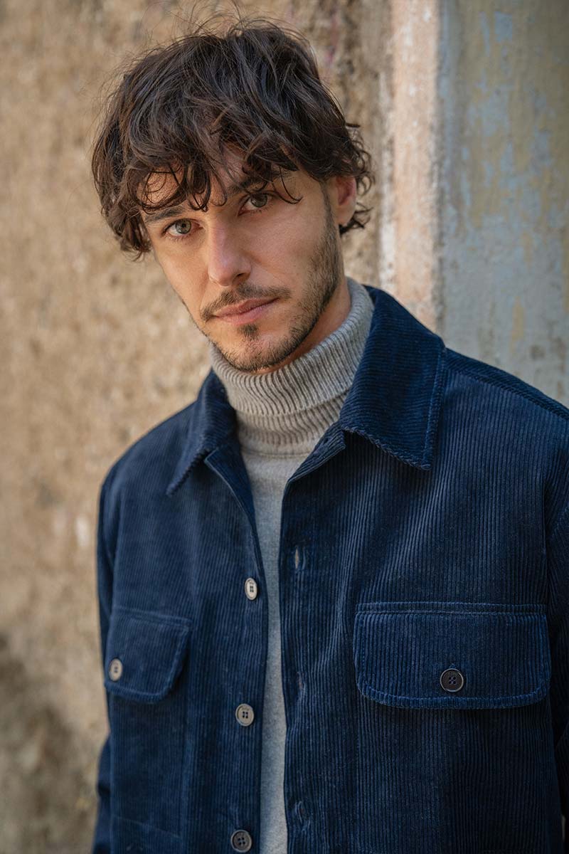 Giacca Camicia Velluto a Coste Cotone Robin - Rifò Lab Moda circolare made in Italy