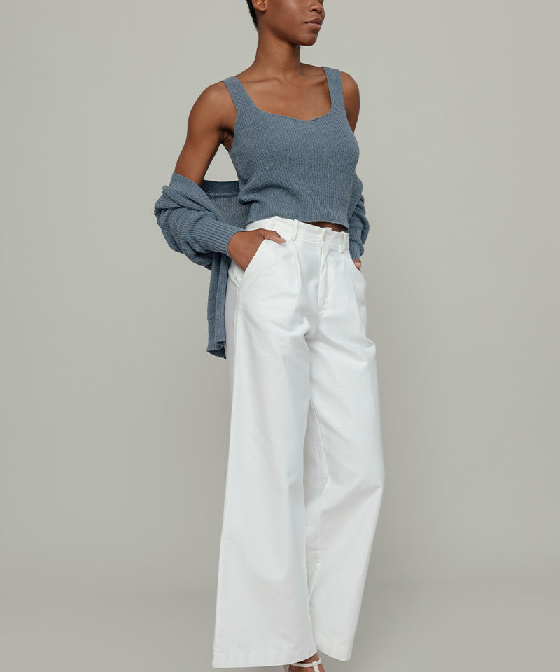 Canotta Donna Denim Rigenerato Allie Blu Atlantico