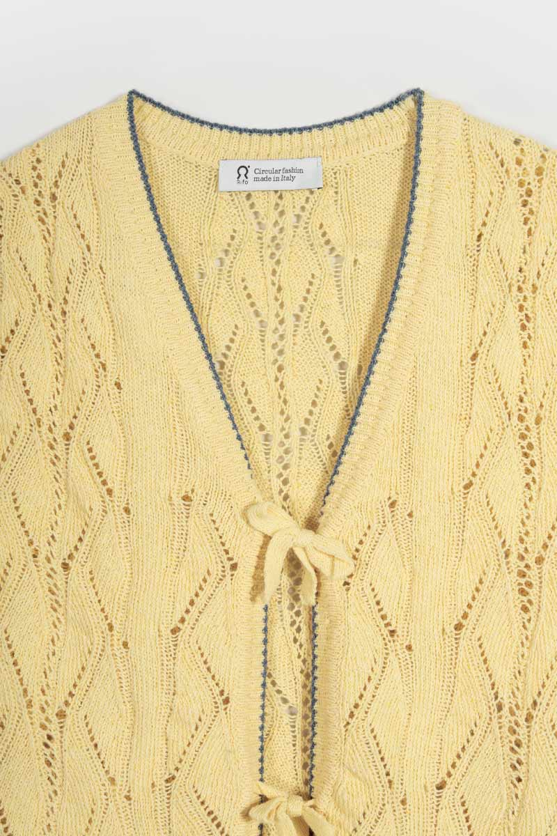 Gilet in Maglia Smanicato Donna Cotone Vania - Rifò