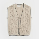 Gilet in Maglia Smanicato Donna Cotone Vania - Rifò