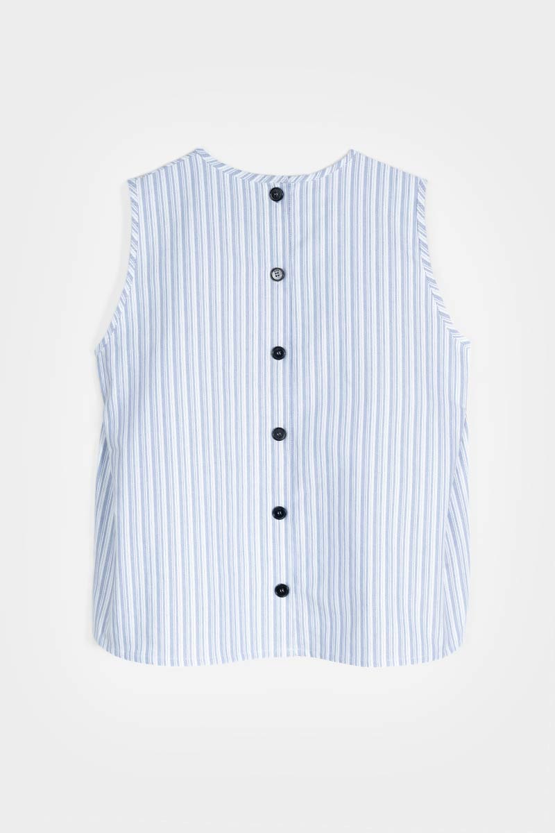 Top Donna Cotone Deadstock Diletta- Rifò Lab Moda circolare made in Italy
