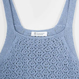 Tank Top Crochet Cotone Riciclato Donna Marilù - Rifò Lab Moda circolare made in Italy
