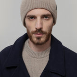 Beige Sabbia | Cappello cashmere rigenerato