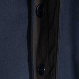 Cappotto Lungo Donna Lana Rigenerata Helga Blu - Rifò Lab Moda circolare made in Italy 