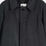 Cappotto Lungo Donna Lana Rigenerata Helga Grigio Scuro - Rifò Lab Moda circolare made in Italy 