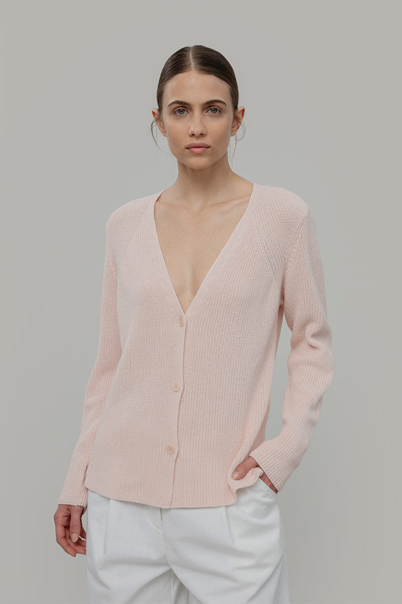 Cardigan Donna Cotone Rigenerato Aspasia