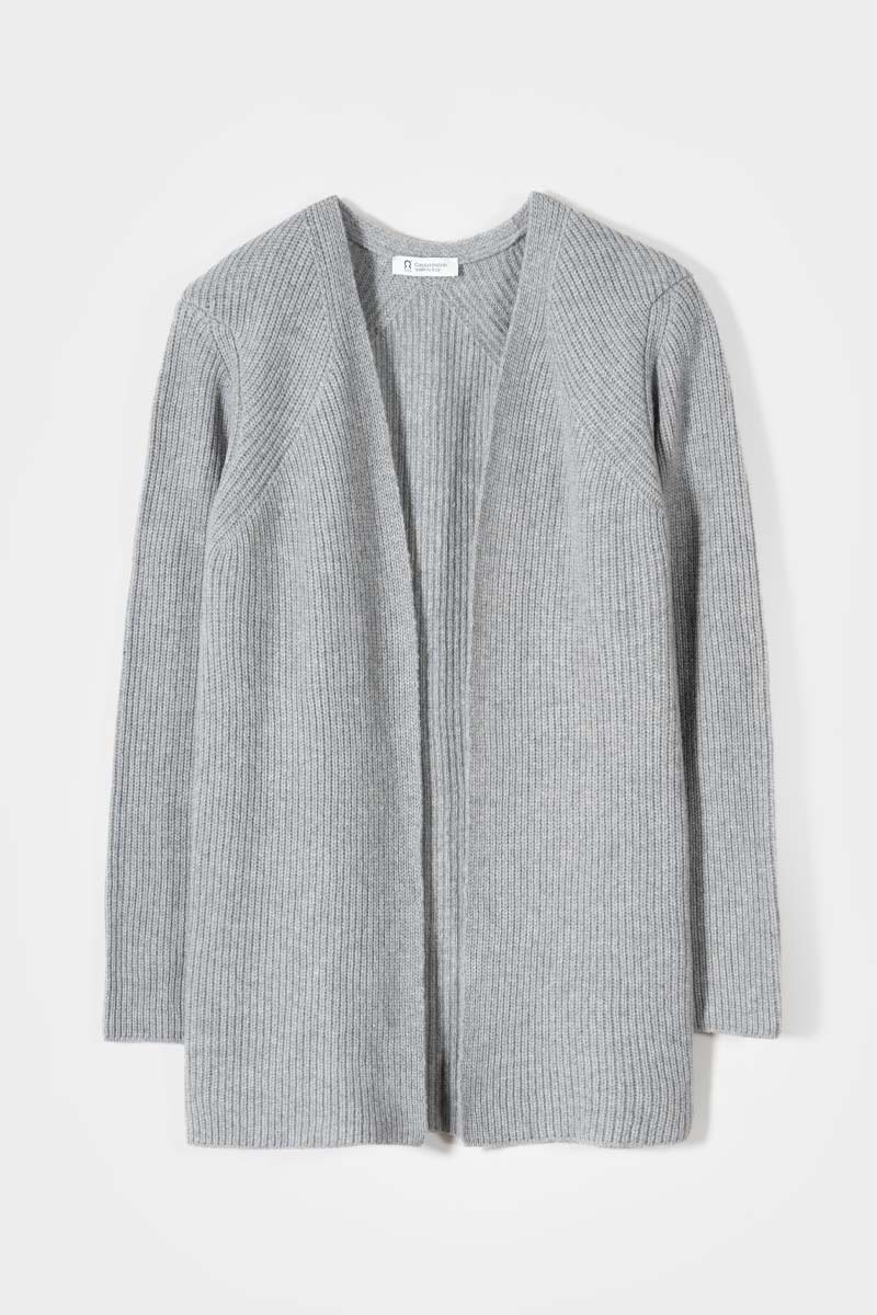 Cardigan Lungo Donna Lana Rigenerata Gioia - Rifò Lab Moda circolare made in Italy