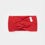 Fascia per Capelli Lana Cashmere Donna Nadia Rossa - Rifò Lab Moda circolare made in Italy