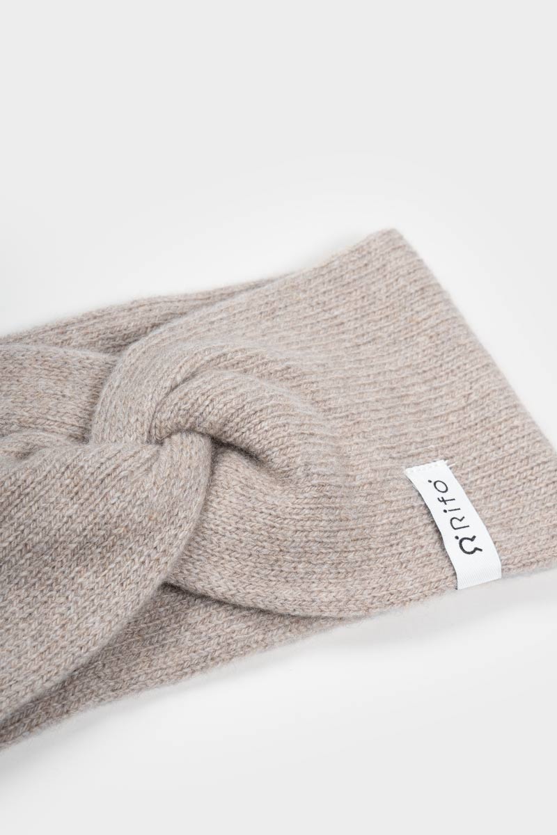 Fascia Donna Cashmere Rigenerato Nadia Beige