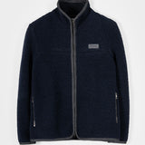 Giacca Pile Uomo Lana Rigenerata Uomo - Rifò Lab Moda circolare made in Italy 
Blu Notte