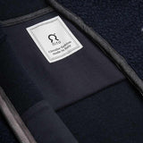 Giacca Pile Uomo Donna Lana Rigenerata - Rifò Lab Moda circolare made in Italy 
Blu Notte