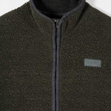 Giacca Pile Uomo Lana Rigenerata Uomo Verde - Rifò Lab Moda circolare made in Italy 