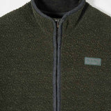 Giacca Pile Uomo Lana Rigenerata Uomo - Rifò Lab Moda circolare made in Italy 
Verde Foresta