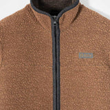 Giacca Pile Uomo Lana Rigenerata Uomo Richard - Rifò Lab Moda circolare made in Italy 
Blu Notte