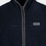 Giacca Pile Uomo Lana Rigenerata Uomo Richard - Rifò Lab Moda circolare made in Italy 
Blu Notte
