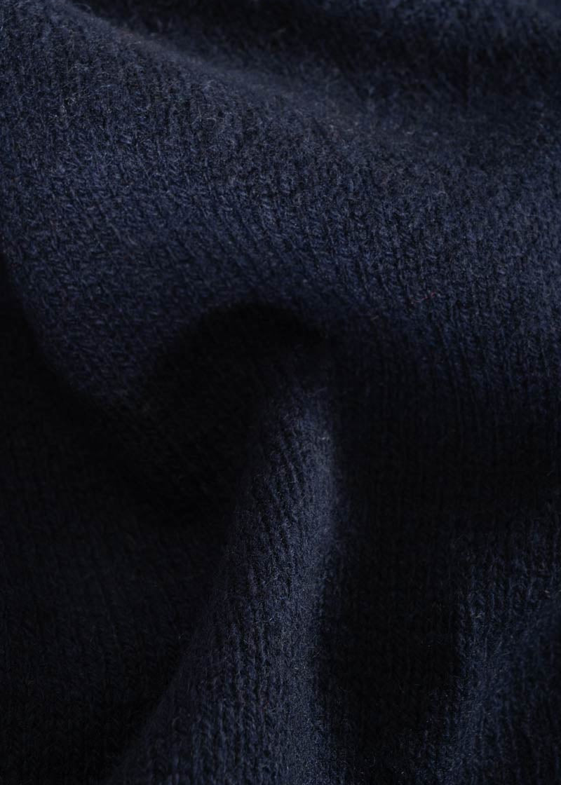 Maglione Polo Uomo Cashmere Riciclato Bernardo - Rifò Lab Moda circolare made in Italy
Blu Mora