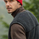 Gilet Pile Donna Uomo Lana Riciclata Andrew - Rifò Lab Moda circolare made in Italy
Grigio Antracite