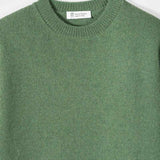 Maglia Donna Cashmere Rigenerato Edda Verde Bietola - Rifò moda circolare made in Italy