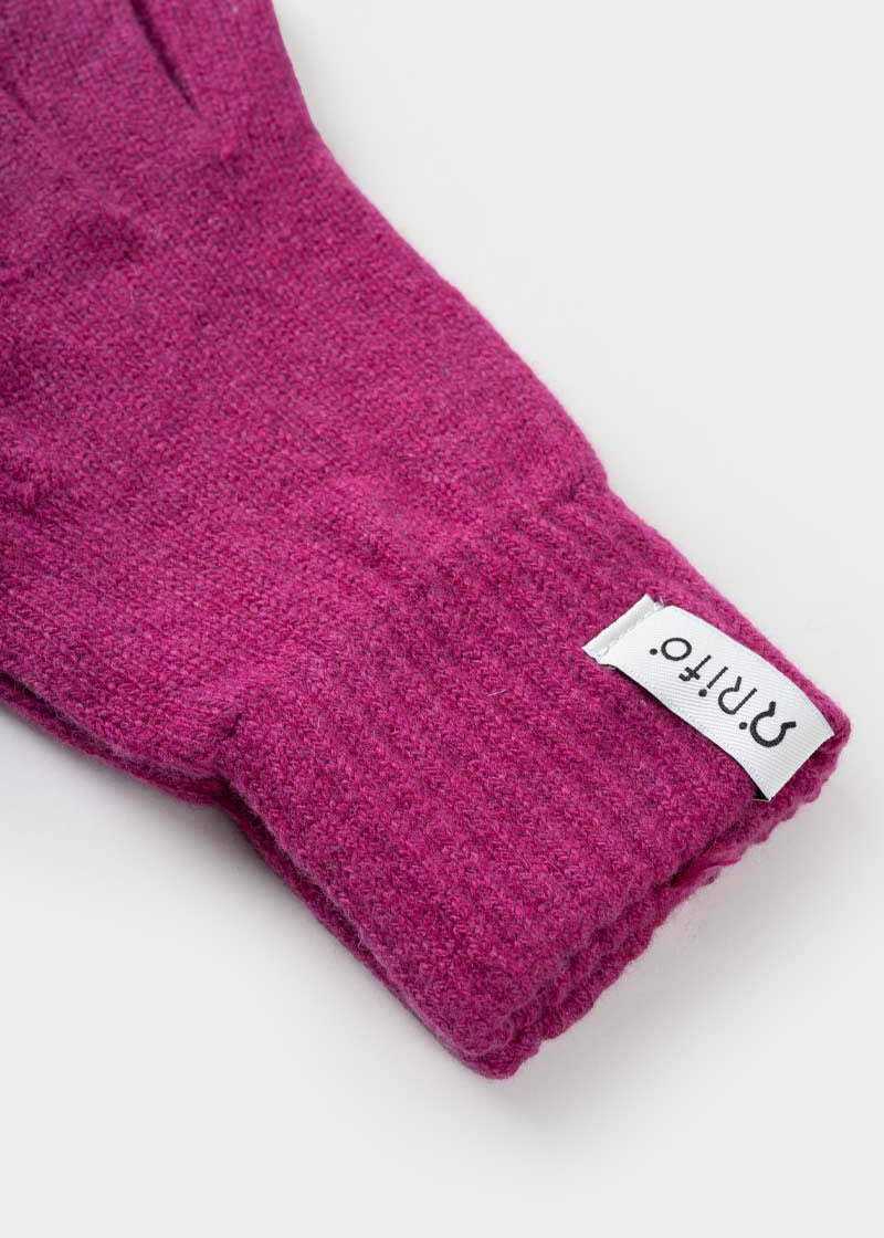 Guanti in Cashmere Donna Anita - Rifò Lab Moda circolare made in Italy
Rosa Geranio