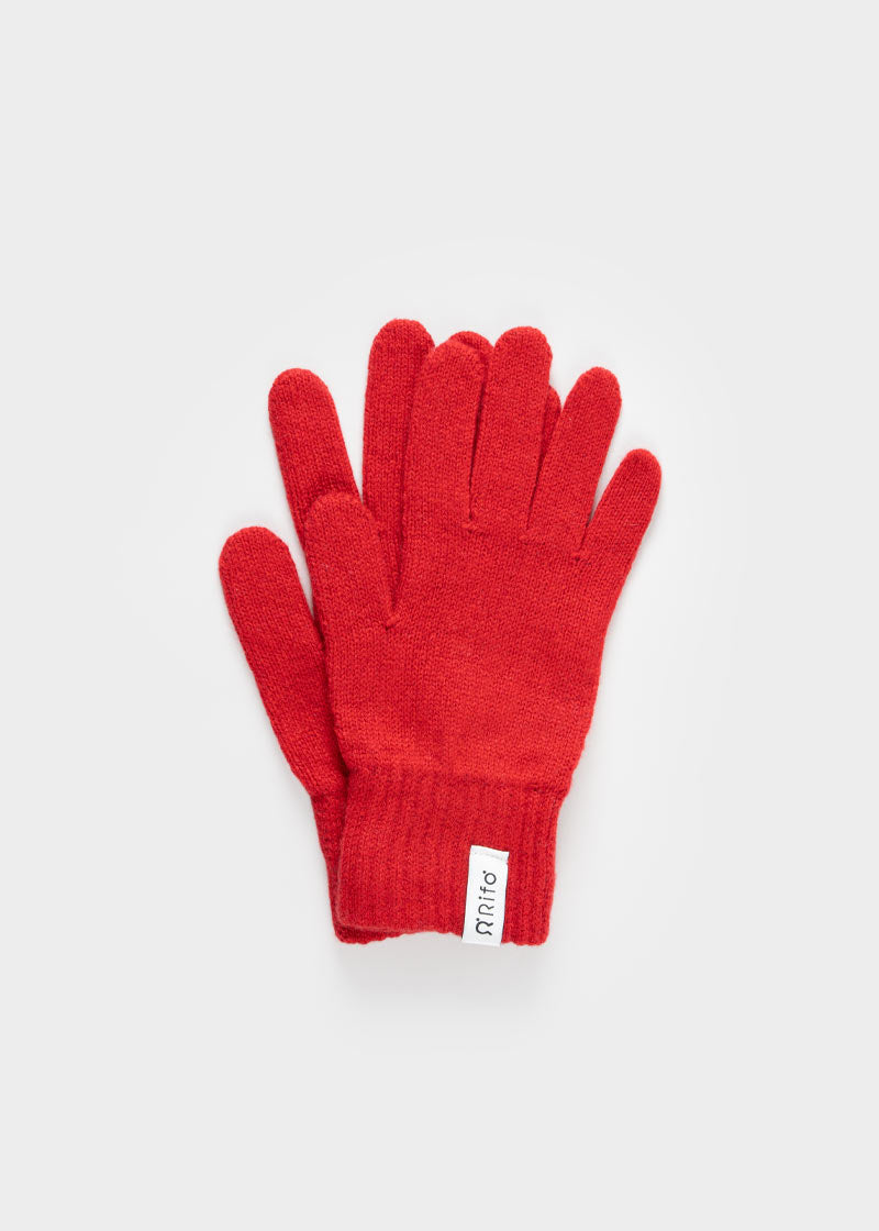 Guanti in Cashmere Donna Anita - Rifò Lab Moda circolare made in Italy
Rosso Papavero