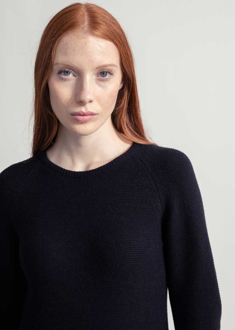 Nero Ardesia | Maglia cashmere rigenerato