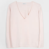 Maglia Scollo a V Donna Cotone Rigenerato Aura