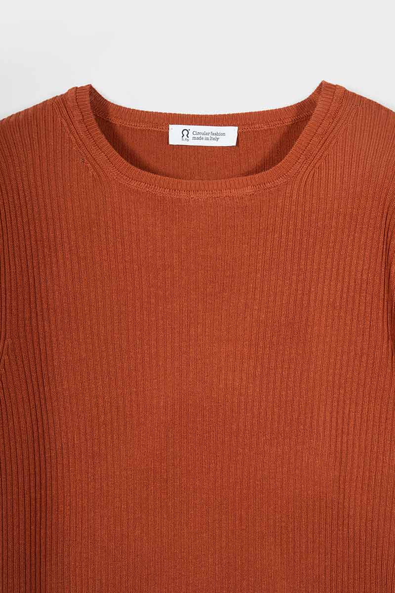 Maglia Girocollo Donna Viscosa Mireia - Rifò Lab Moda circolare made in Italy