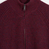 Cardigan con Zip Uomo Lana Rigenerata Vito - Rifò Lab Moda circolare made in Italy