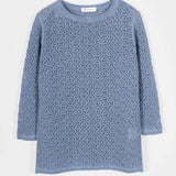 Maglia Traforata Donna Maglia Cotone Crochet Carmen - Rifò Lab Moda circolare made in Italy