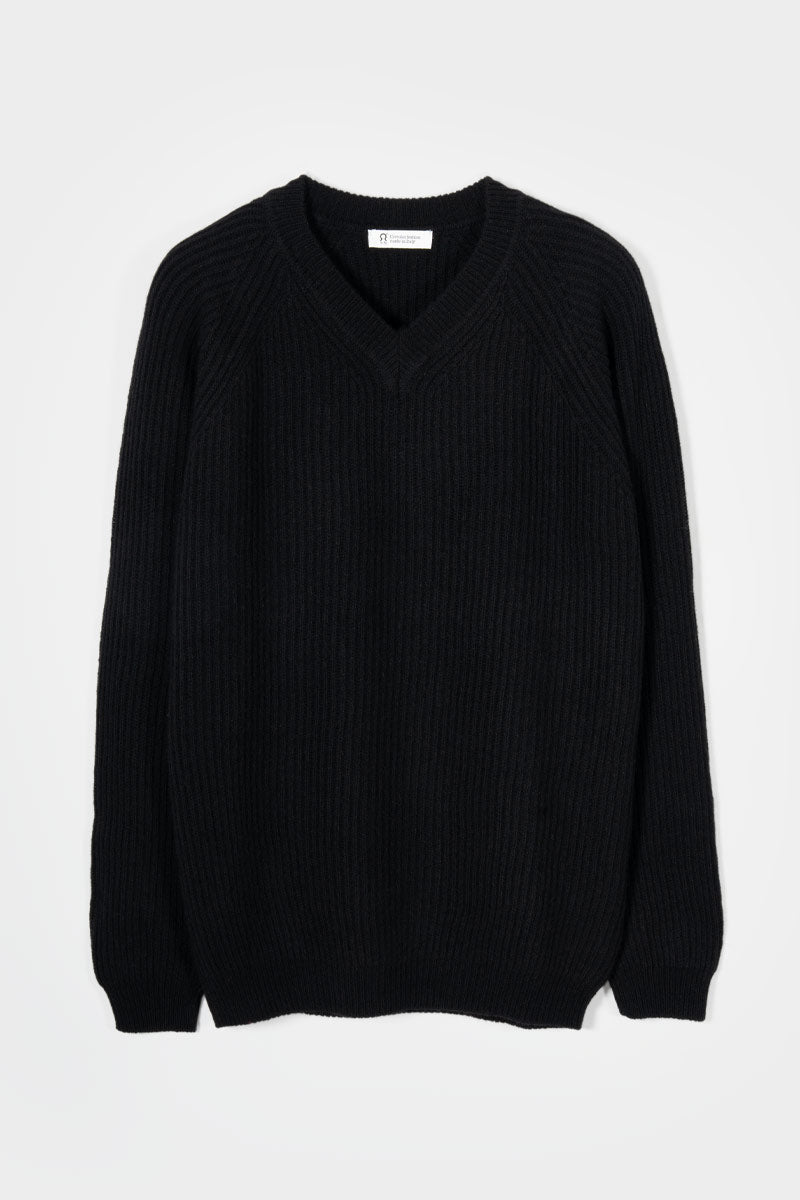 Maglia Scollo a V Uomo Cashmere Costante - Rifò Lab Moda circolare made in Italy