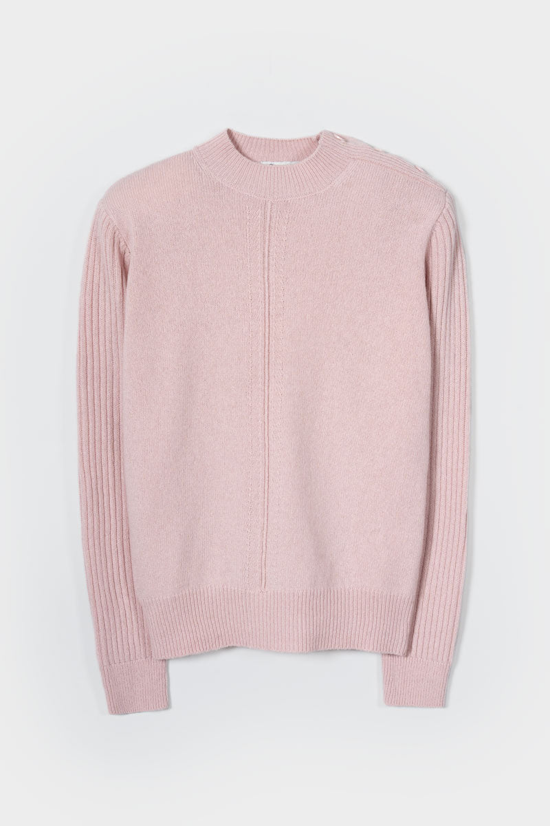 Maglia Collo Lupetto Donna Cashmere Rigenerato Barbara- Rifò Lab Moda circolare made in Italy 