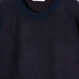 Maglione Cashmere Uomo Invernale Girocollo Amedeo - Rifò Lab Moda circolare made in Italy
Bicolor Blu Marrone 