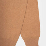 Maglia ciclista uomo cashmere collo alto beige